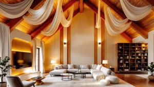 découvrez des idées créatives pour habiller un plafond entre poutres. transformez votre espace avec des solutions esthétiques et pratiques qui allient modernité et charme, tout en optimisant la luminosité et l'ambiance de votre intérieur.