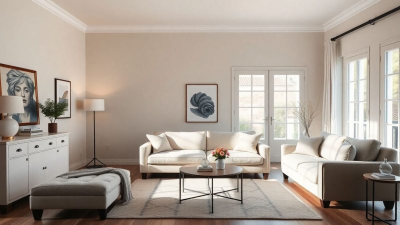 Canapé droit et taille du salon : comment faire le bon choix sans se tromper