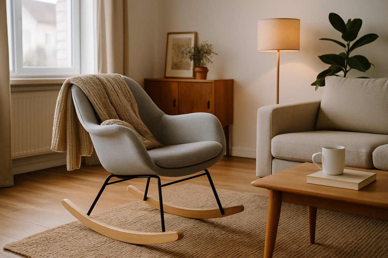 Fauteuil à bascule rocking chair : pourquoi il conquiert toutes les générations dans le salon