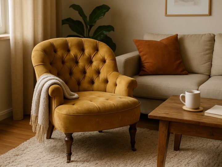 Comment le fauteuil crapaud apporte une touche vintage et cosy à votre salon