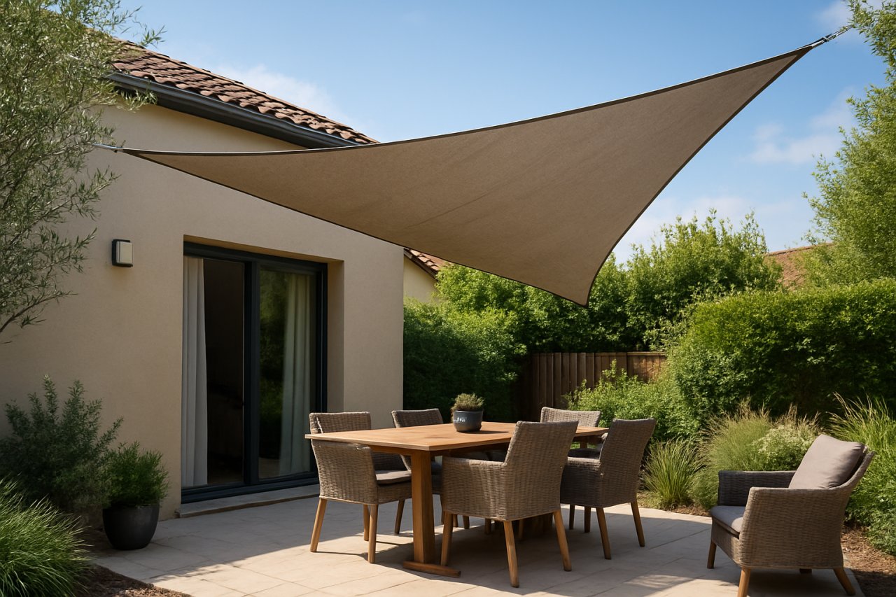 Conseils pour installer une voile d’ombrage triangulaire ou rectangulaire adaptée à votre terrasse