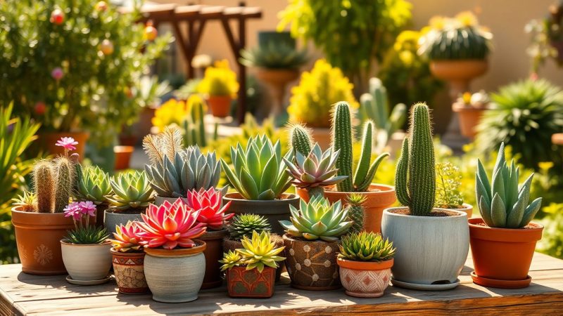 Comment cultiver des plantes grasses et succulentes qui résistent facilement à la chaleur estivale