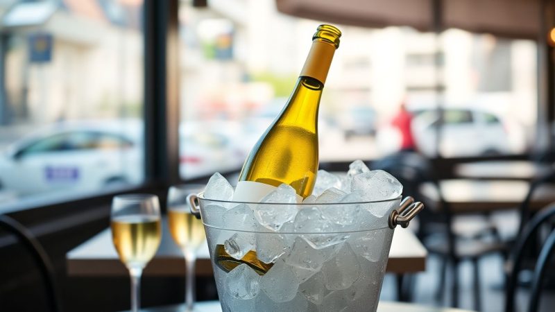 Pourquoi le seau à glace reste essentiel pour garder votre vin bien frais