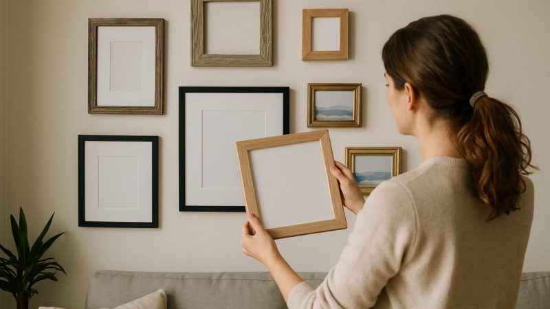 Oubliez les murs sans âme : cette astuce déco avec des cadres photo va métamorphoser votre salon