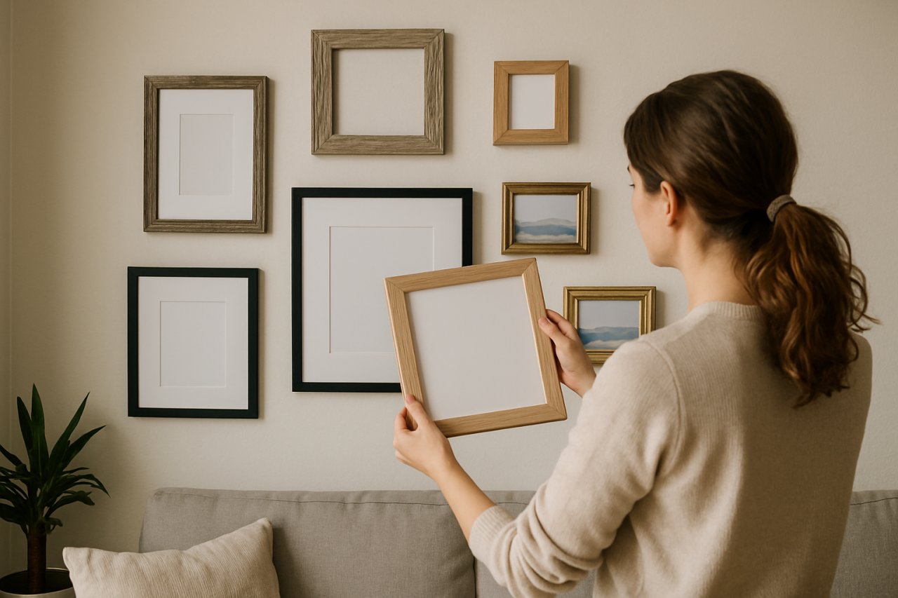 Oubliez les murs sans âme : cette astuce déco avec des cadres photo va métamorphoser votre salon