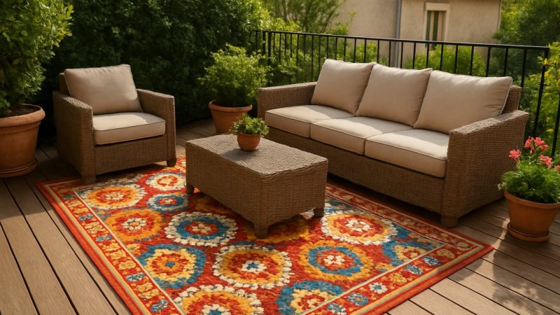 Cette tendance déco ultra-simple apporte immédiatement du caractère à votre terrasse